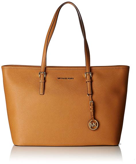 macys michael kors purse saffiano leather|Michael Kors jet set item.